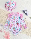 Traje De Baño Sirena Coral