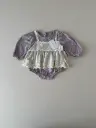 Body Vestido Violet Cream