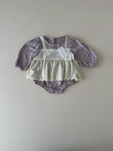 Body Vestido Violet Cream